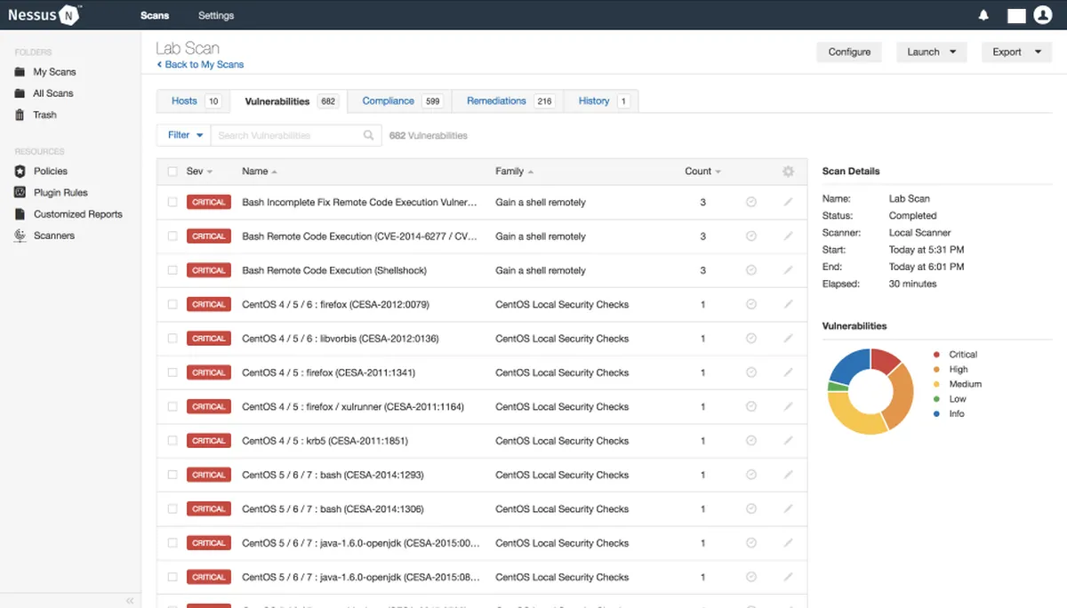 Tenable Nessus : avis des utilisateurs, avantages & inconvénients de ce logiciel de détection de vulnérabilités Tenable Nessus : avis des utilisateurs, avantages & inconvénients de ce logiciel de détection de vulnérabilités