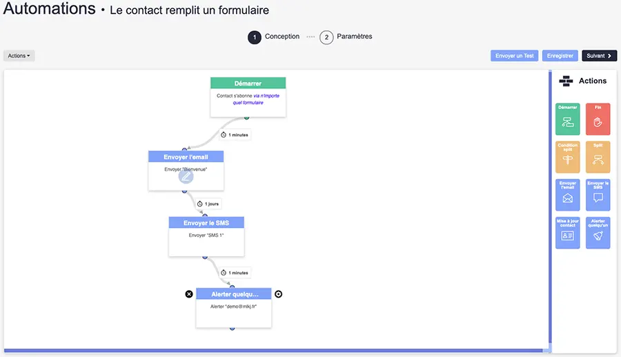 Test d'ActiveTrail : marketing automation : triggers Test d'ActiveTrail : marketing automation : triggers