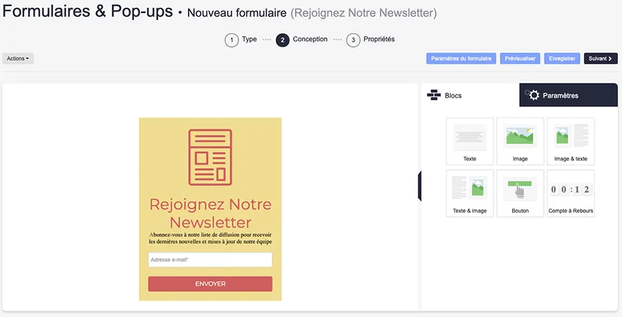 Test d'ActiveTrail : marketing automation : créer un formulaire Test d'ActiveTrail : marketing automation : créer un formulaire