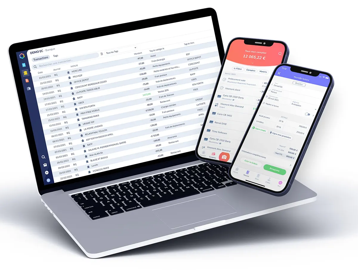 Tiime : Interface desktop 1 Tiime : Interface desktop 1