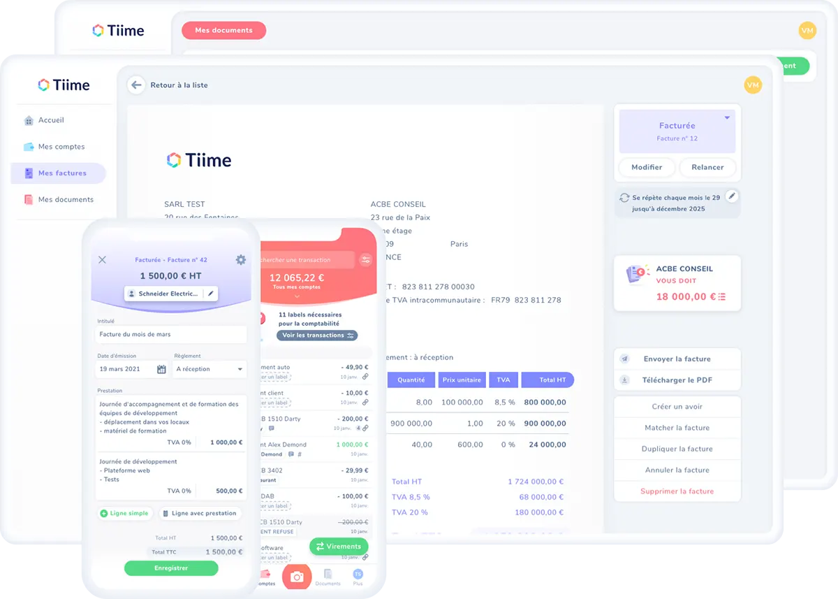 Tiime : Interface desktop 4 Tiime : Interface desktop 4