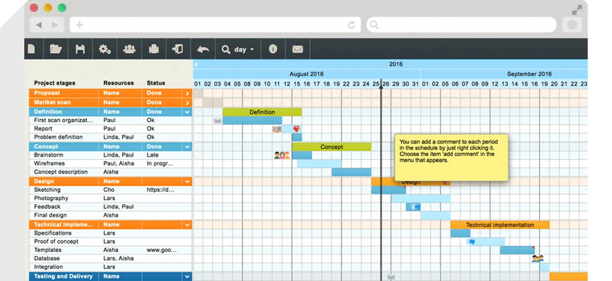 Tom's Planner : avis des utilisateurs, avantages & inconvénients de ce logiciel de diagramme de Gantt Tom's Planner : avis des utilisateurs, avantages & inconvénients de ce logiciel de diagramme de Gantt