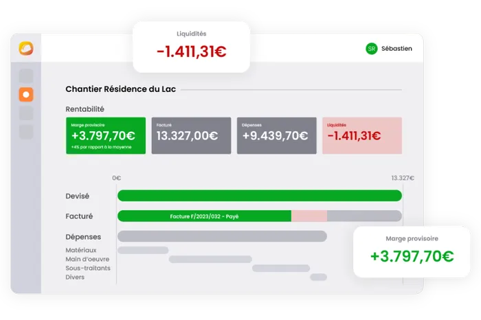 TrustUp Pro : interface 3