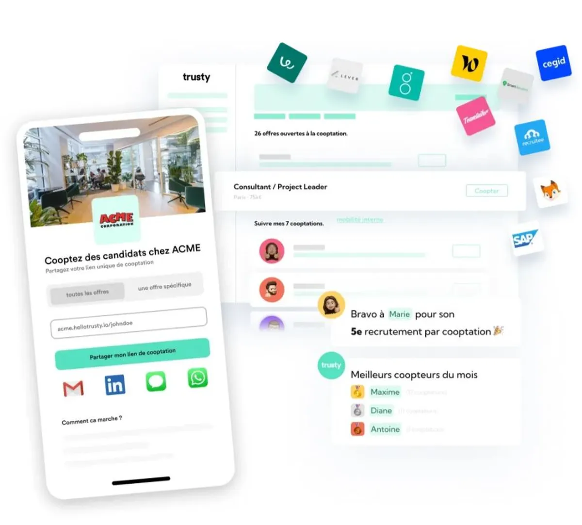 Trusty : avis des utilisateurs, avantages & inconvénients de ce logiciel de recrutement ATS Trusty : avis des utilisateurs, avantages & inconvénients de ce logiciel de recrutement ATS