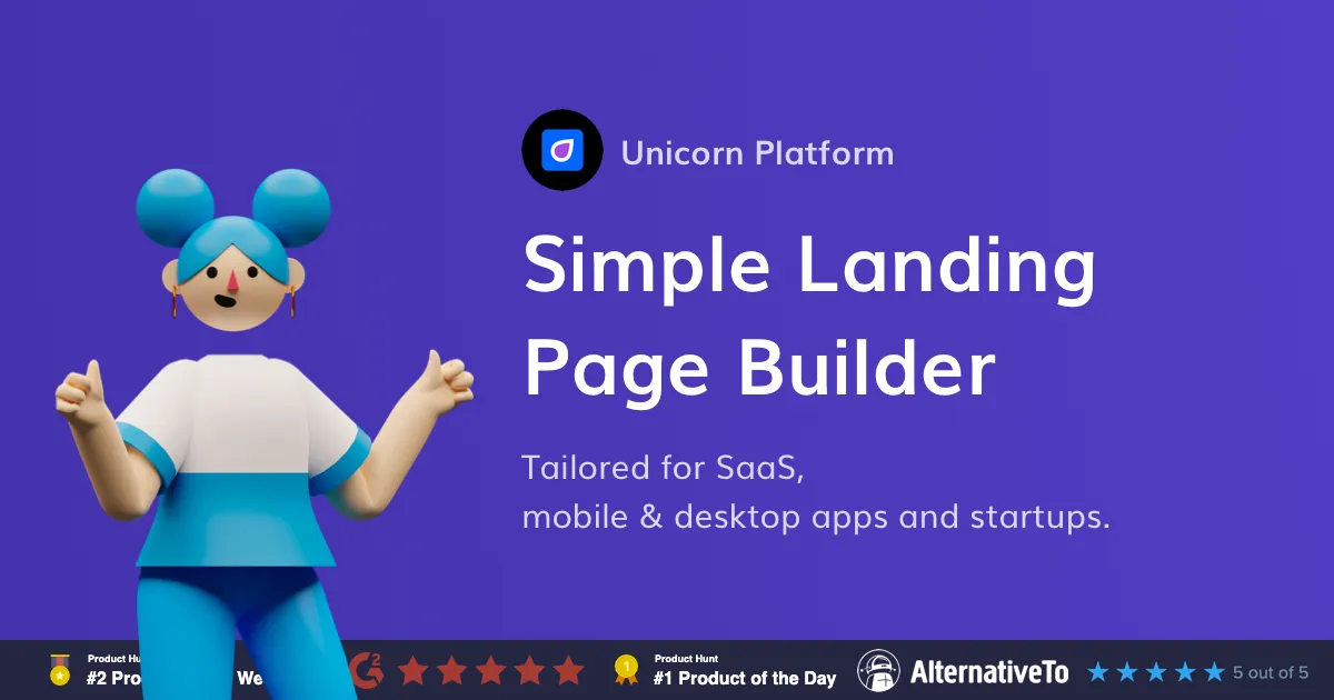 Unicorn Platform : avis des utilisateurs, avantages & inconvénients de ce logiciel de landing pages Unicorn Platform : avis des utilisateurs, avantages & inconvénients de ce logiciel de landing pages