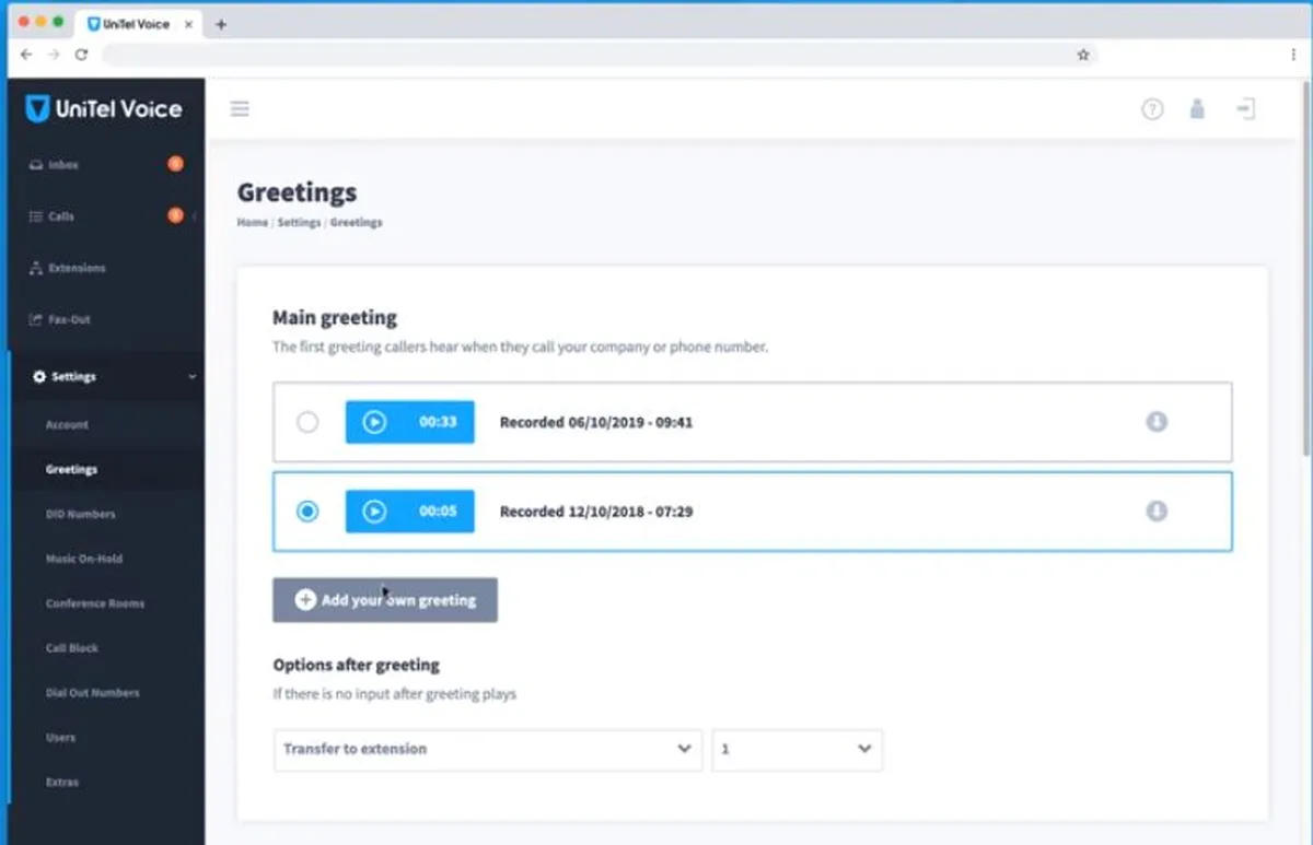 UniTel Voice : avis des utilisateurs, avantages & inconvénients de ce logiciel VoIP / cloud PBX / softphone