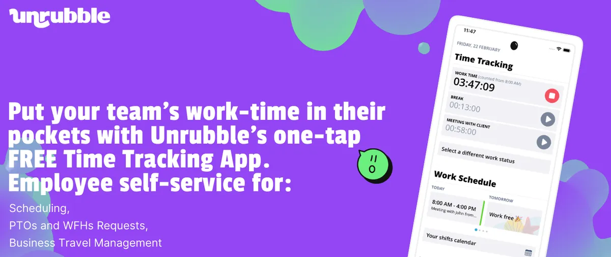 Unrubble : avis des utilisateurs, avantages & inconvénients de ce logiciel SIRH