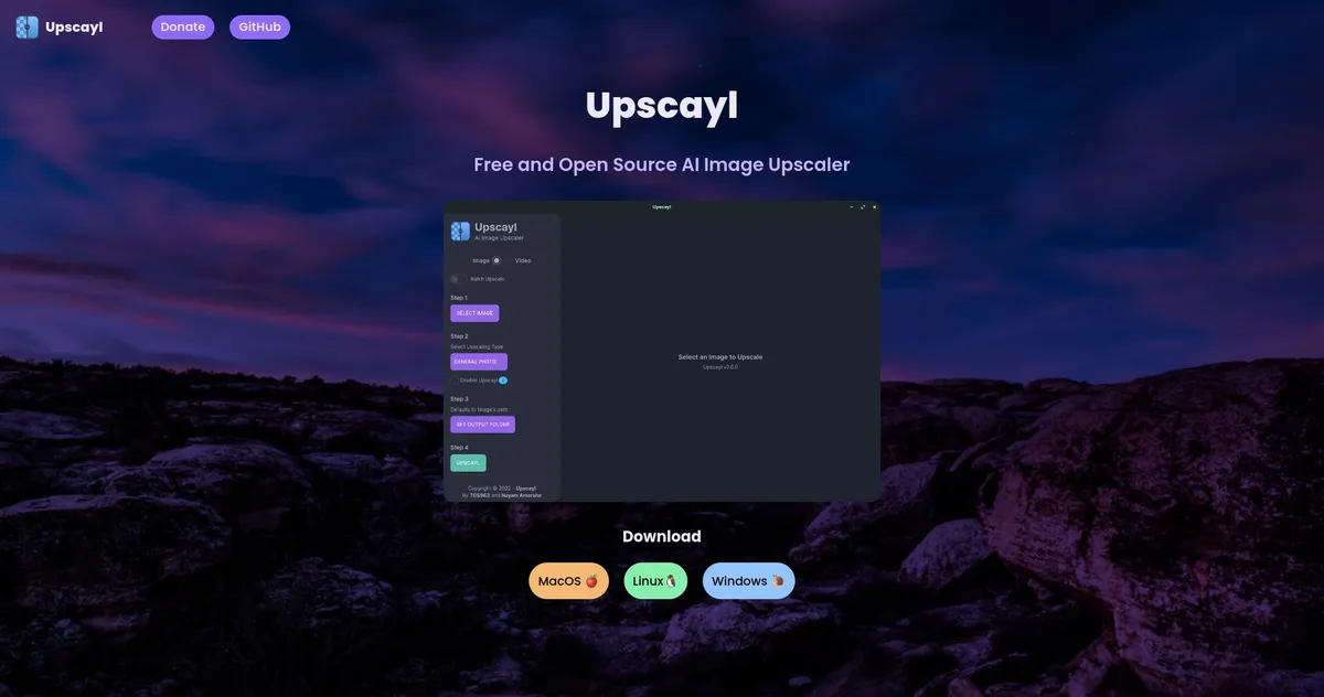 Upscayl : avis des utilisateurs, avantages & inconvénients de ce logiciel de retouche photo / édition d'image