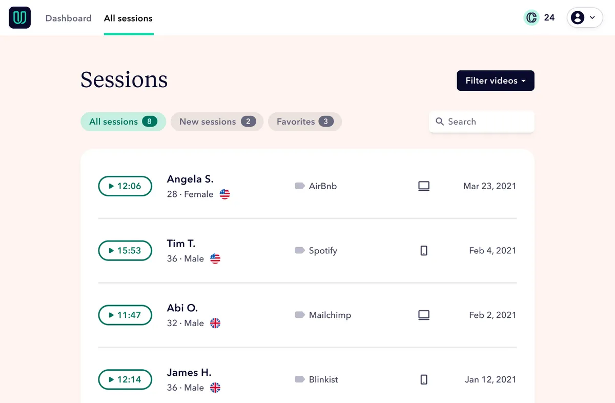 Userbrain : avis des utilisateurs, avantages & inconvénients de ce logiciel de test utilisateur Userbrain : avis des utilisateurs, avantages & inconvénients de ce logiciel de test utilisateur