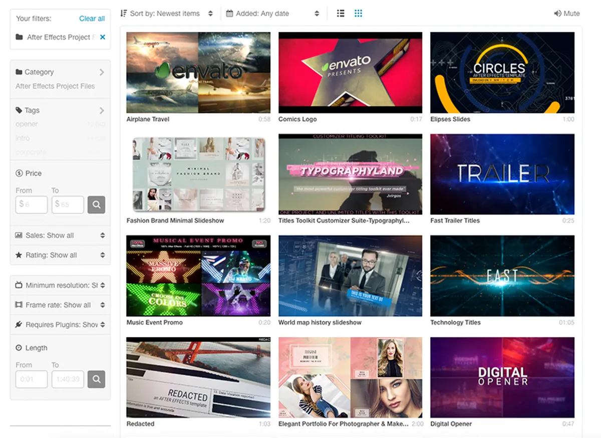 VideoHive : avis des utilisateurs, avantages & inconvénients de cette banque de vidéos