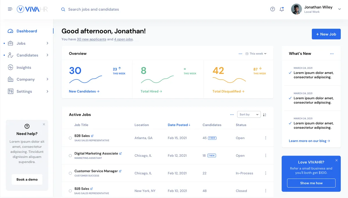 Vivahr : avis des utilisateurs, avantages & inconvénients de ce logiciel de recrutement ATS