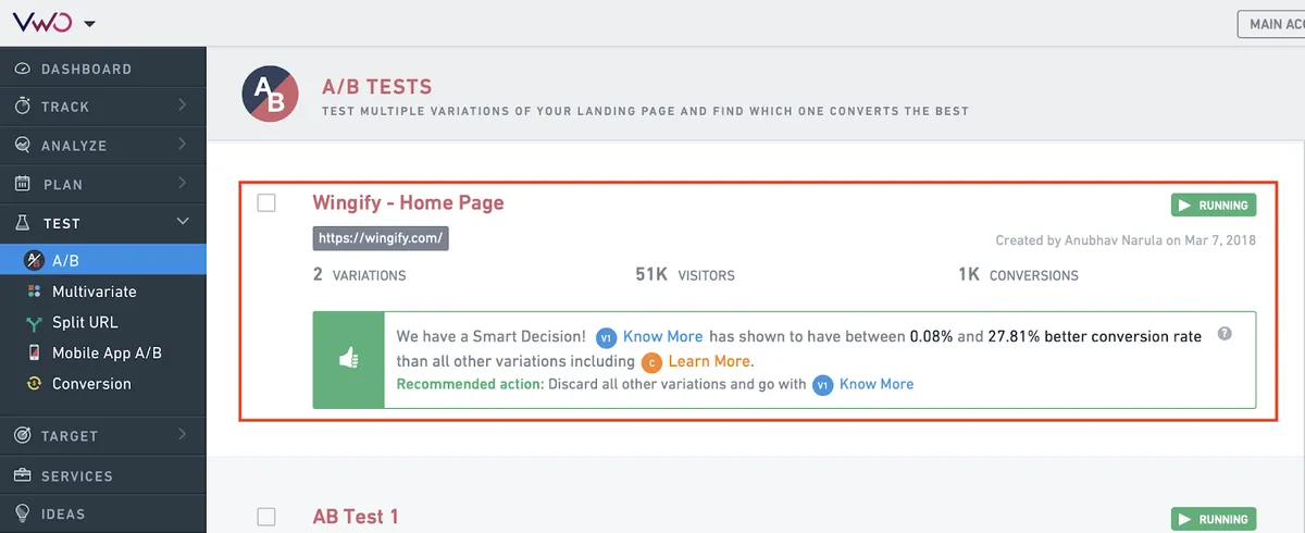 VWO Fullstack : avis des utilisateurs, avantages & inconvénients de ce logiciel d'A/B testing