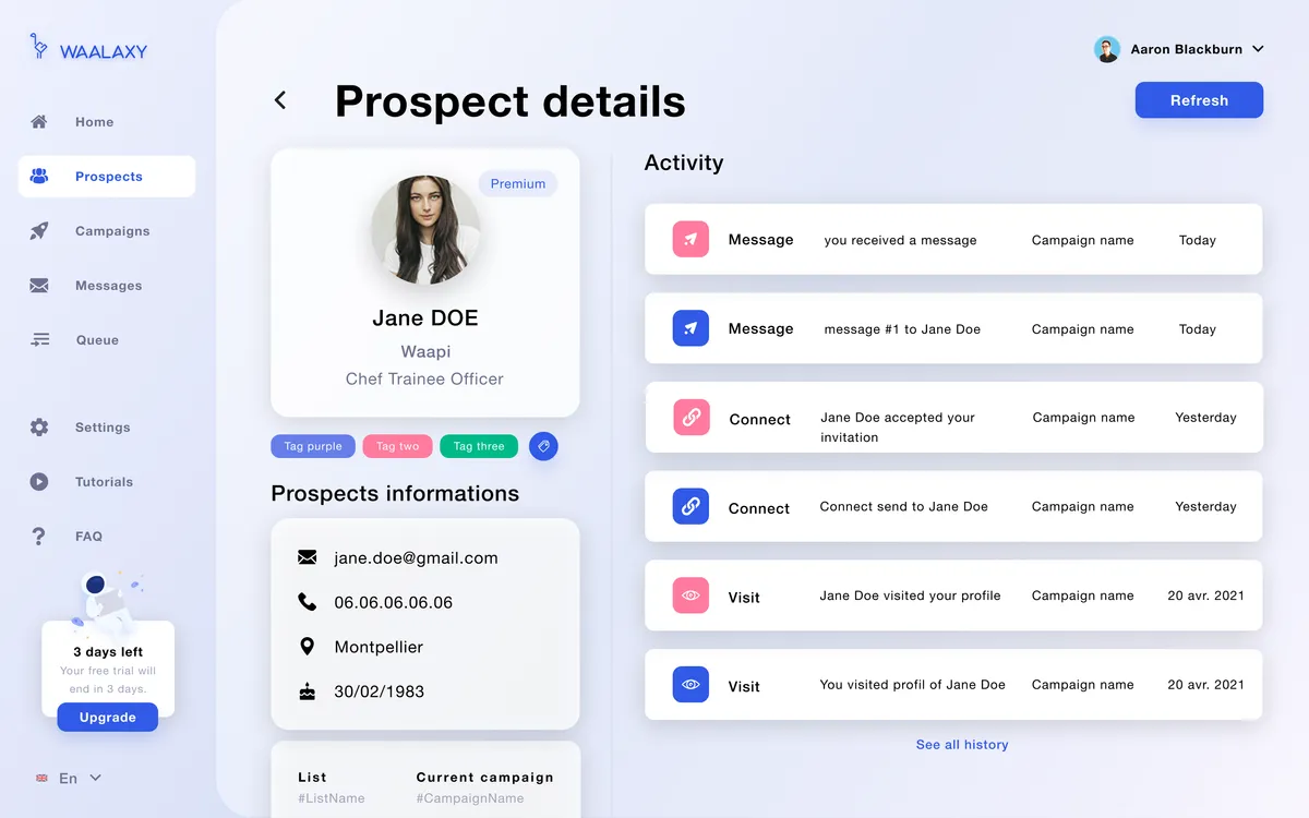 Waalaxy : avis des utilisateurs, avantages & inconvénients de ce logiciel de génération de leads