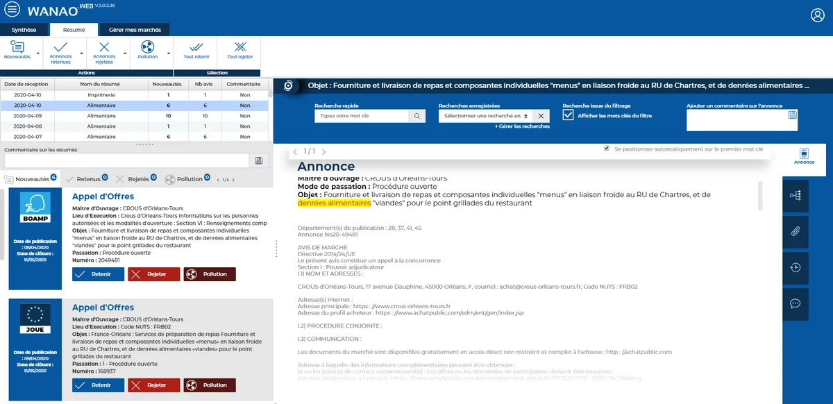 Wanao : avis des utilisateurs, avantages & inconvénients de ce logiciel de gestion des appels d'offres