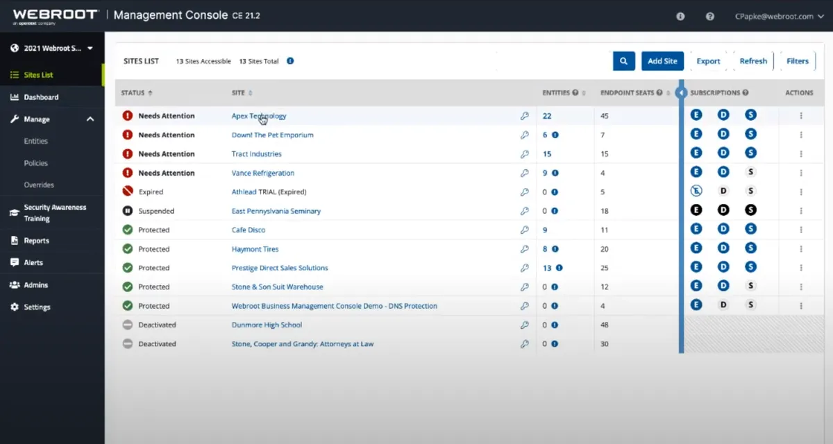 Webroot DNS Protection : avis des utilisateurs, avantages & inconvénients de ce outil DNS