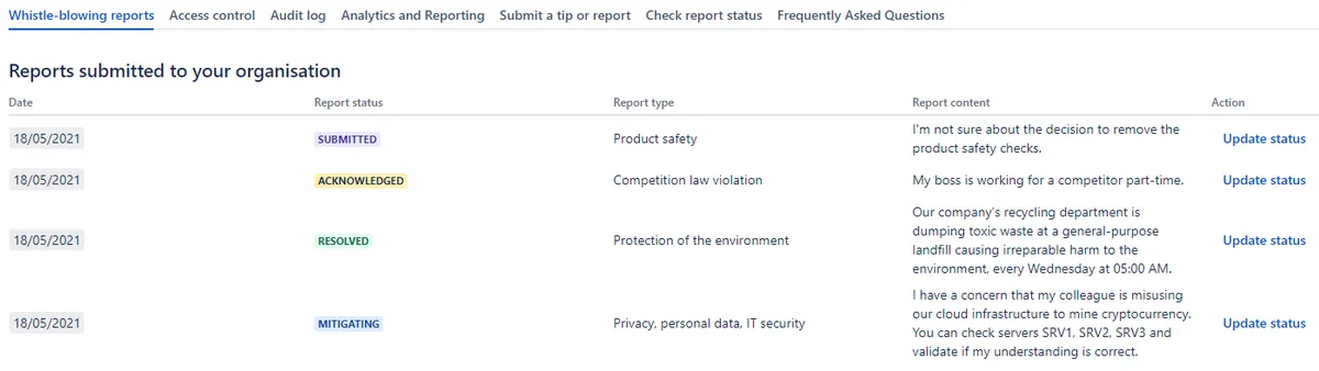Whistle Willow : avis des utilisateurs, avantages & inconvénients de ce logiciel de whistleblowing Whistle Willow : avis des utilisateurs, avantages & inconvénients de ce logiciel de whistleblowing