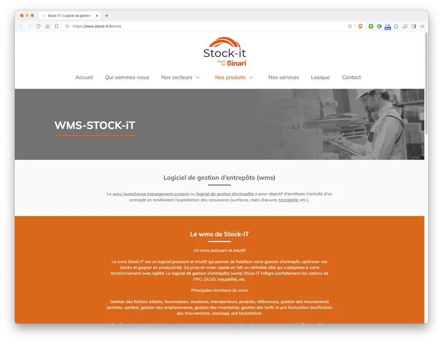 wms stock it wms stock it