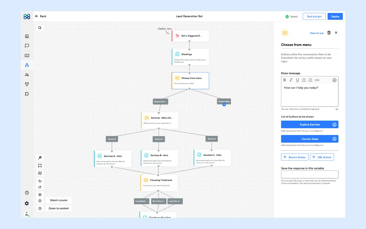 WotNot : avis des utilisateurs, avantages & inconvénients de ce logiciel de Chatbot IA / Agent IA WotNot : avis des utilisateurs, avantages & inconvénients de ce logiciel de Chatbot IA / Agent IA