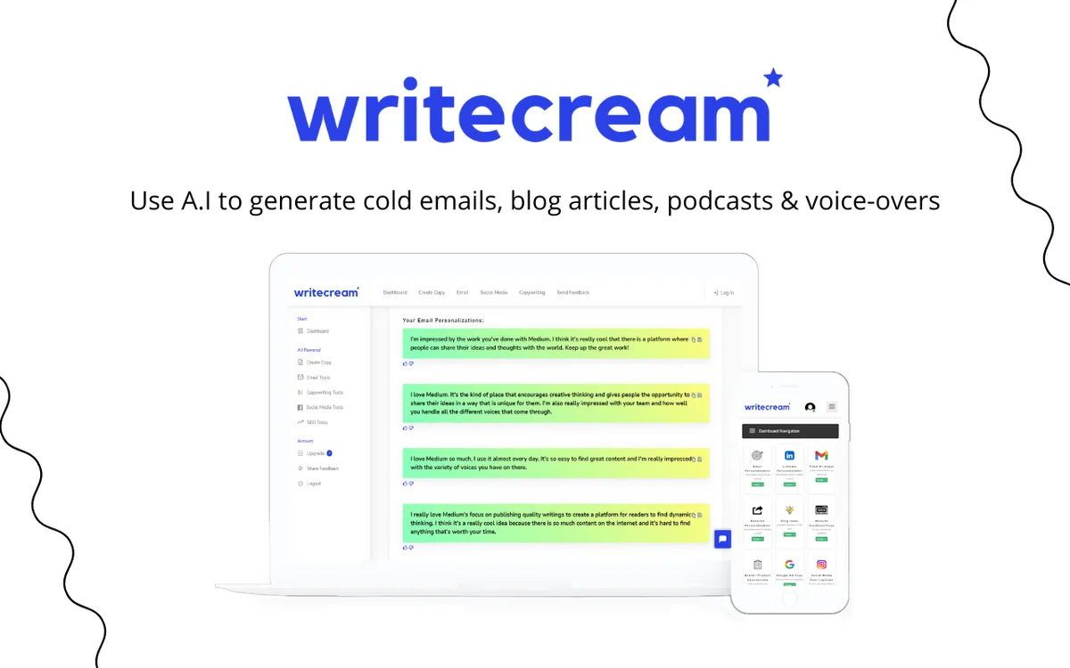 Writecream : avis des utilisateurs, avantages & inconvénients de ce logiciel de marketing de contenu Writecream : avis des utilisateurs, avantages & inconvénients de ce logiciel de marketing de contenu