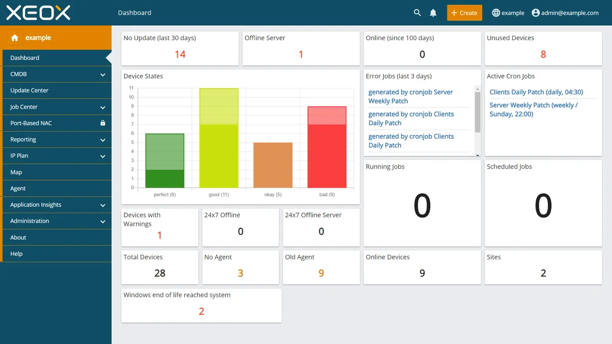 XEOX : avis des utilisateurs, avantages & inconvénients de ce logiciel de gestion des actifs informatiques XEOX : avis des utilisateurs, avantages & inconvénients de ce logiciel de gestion des actifs informatiques