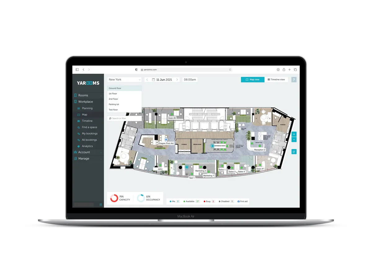 YAROOMS : avis des utilisateurs, avantages & inconvénients de ce logiciel de réservation de bureau / salle de réunion