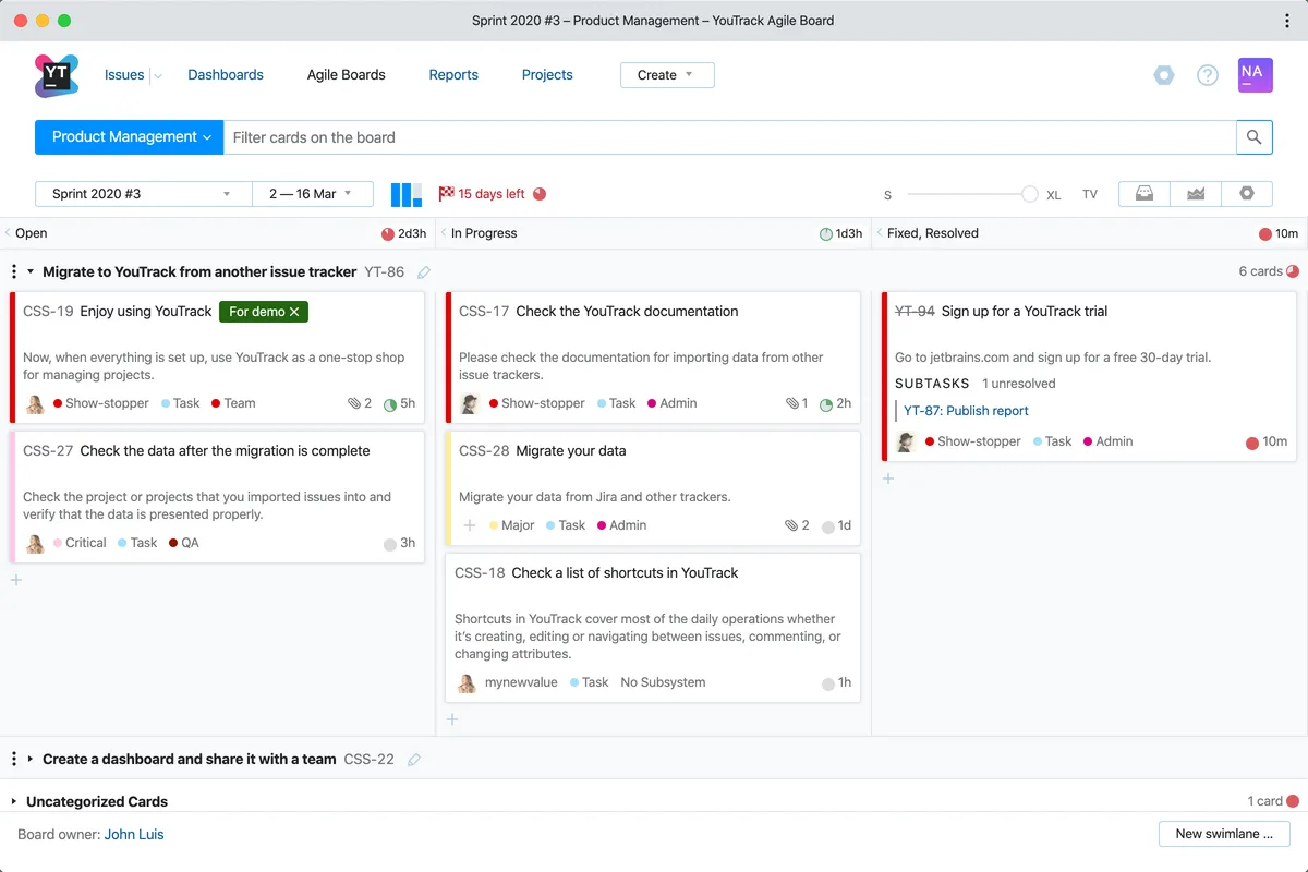 YouTrack : avis des utilisateurs, avantages & inconvénients de ce logiciel de gestion de projet Agile / Scrum YouTrack : avis des utilisateurs, avantages & inconvénients de ce logiciel de gestion de projet Agile / Scrum