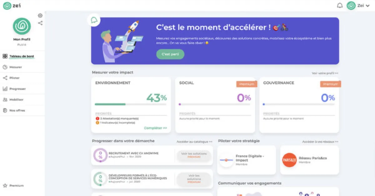 Zei : avis des utilisateurs, avantages & inconvénients de ce logiciel ESG Zei : avis des utilisateurs, avantages & inconvénients de ce logiciel ESG