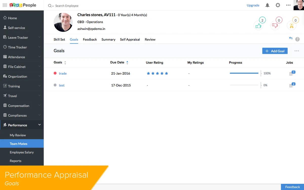 Zoho People Plus : avis des utilisateurs, avantages & inconvénients de ce logiciel SIRH Zoho People Plus : avis des utilisateurs, avantages & inconvénients de ce logiciel SIRH