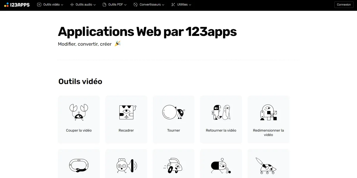 123Apps est un logiciel convertisseurs de vidéos populaire qui existe en version gratuite ou payante (à partir de 0 €) 