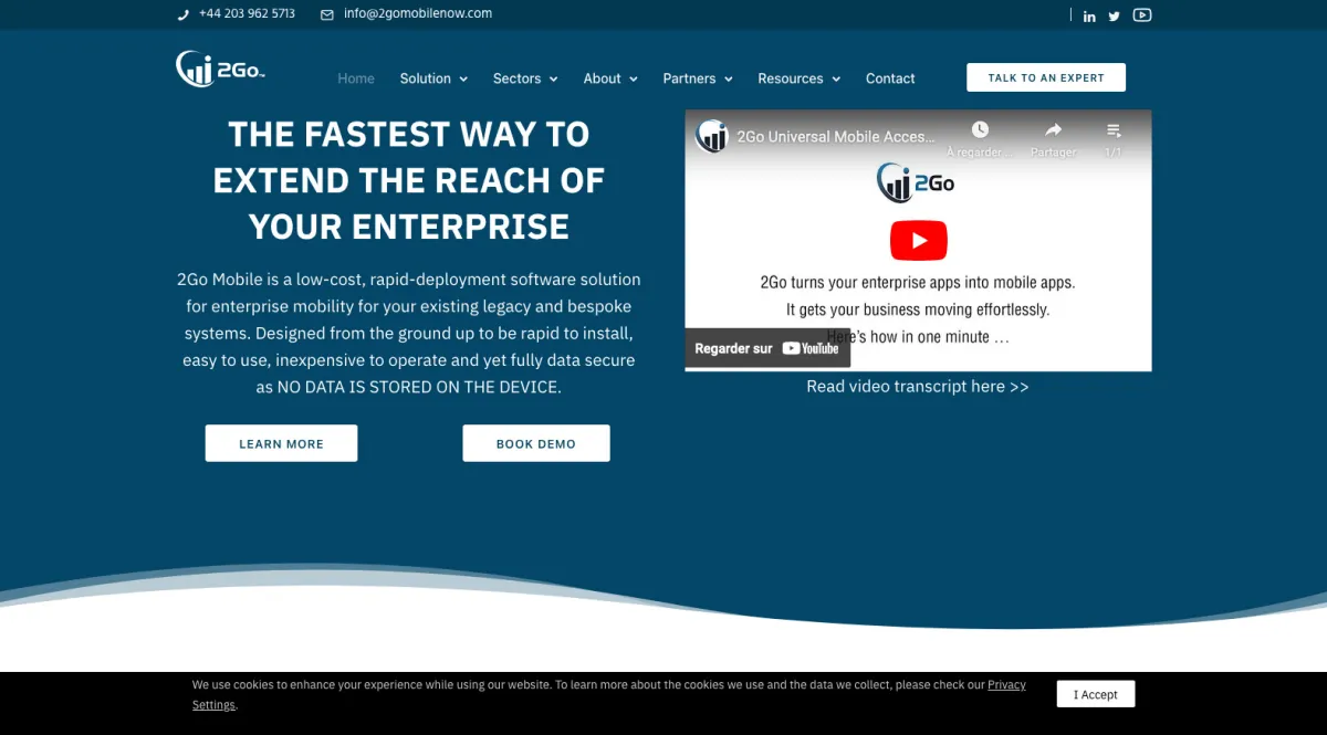 Interface 2GO : fonctionnalités, prix, alternatives