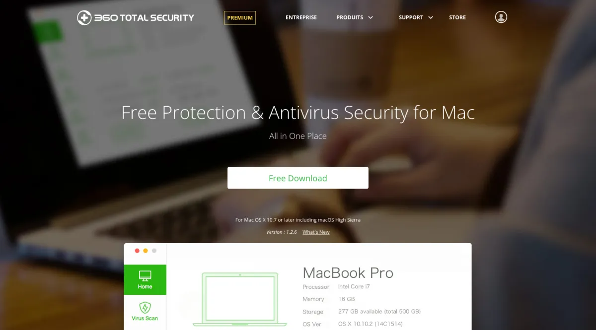 Interface 360 Total Security : image, ergonomie, alternatives Interface 360 Total Security : image, ergonomie, alternatives