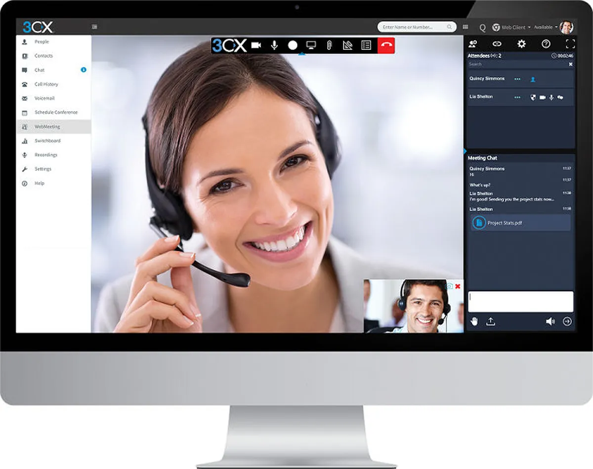 Interface 3CX: image, ergonomie, alternatives