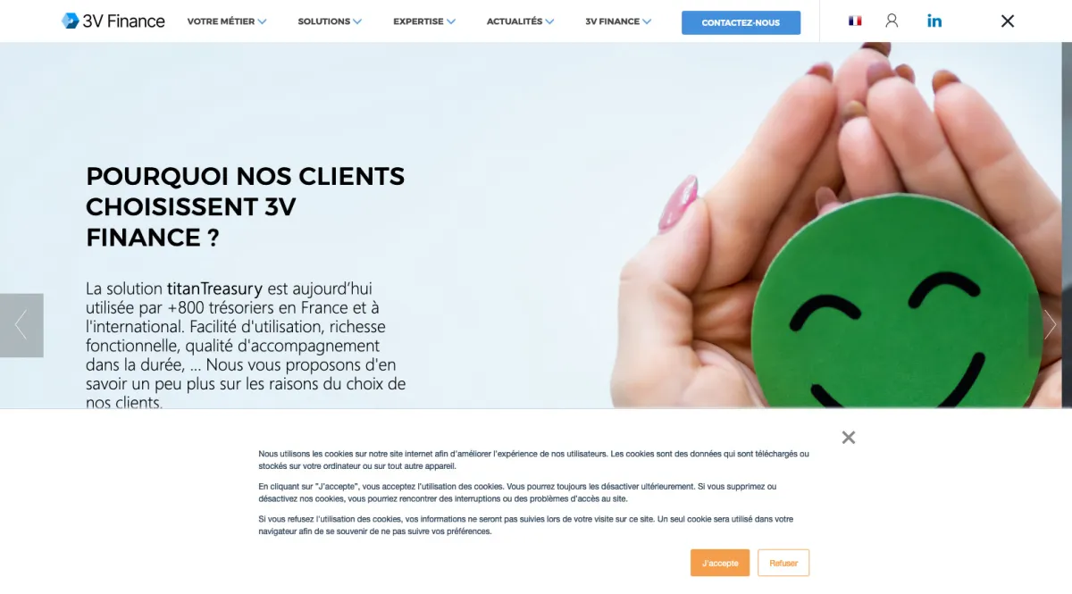 Interface 3V Finance : fonctionnalités, prix, alternatives