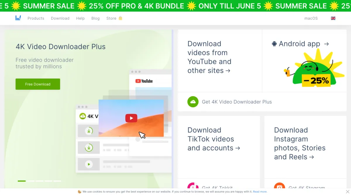 Interface 4k Video Downloader : image, ergonomie, alternatives Interface 4k Video Downloader : image, ergonomie, alternatives