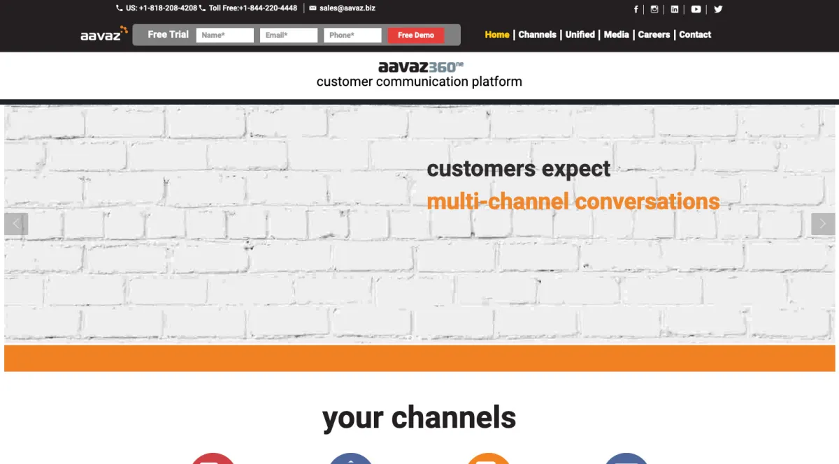 Interface Aavaz : fonctionnalités, prix, alternatives