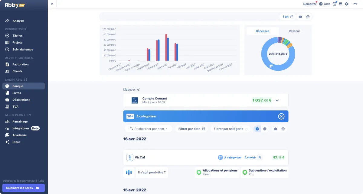 Abby: avis sur le logiciel de devis: fonctionnalités, avantages, inconvénients et tarifs