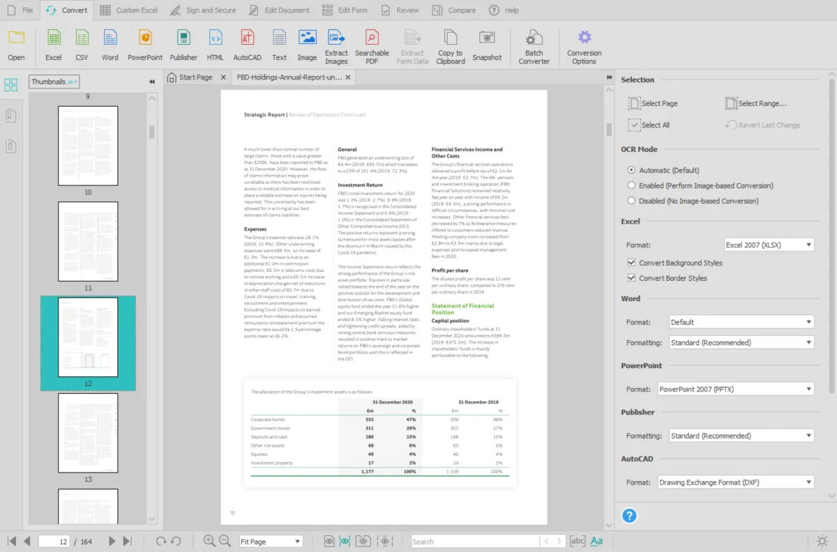 Notre avis sur Able2Extract Professional : un éditeur PDF à découvrir