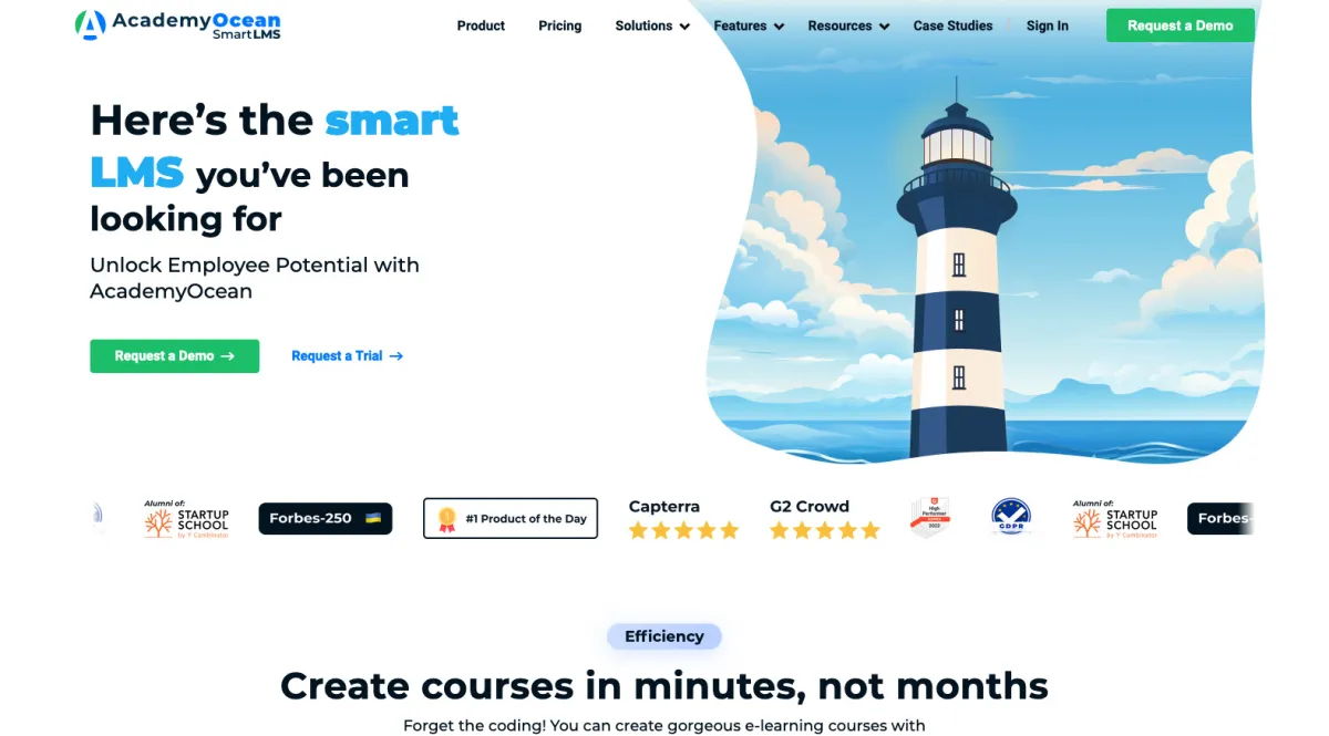 Interface Academyocean : fonctionnalités, prix, alternatives