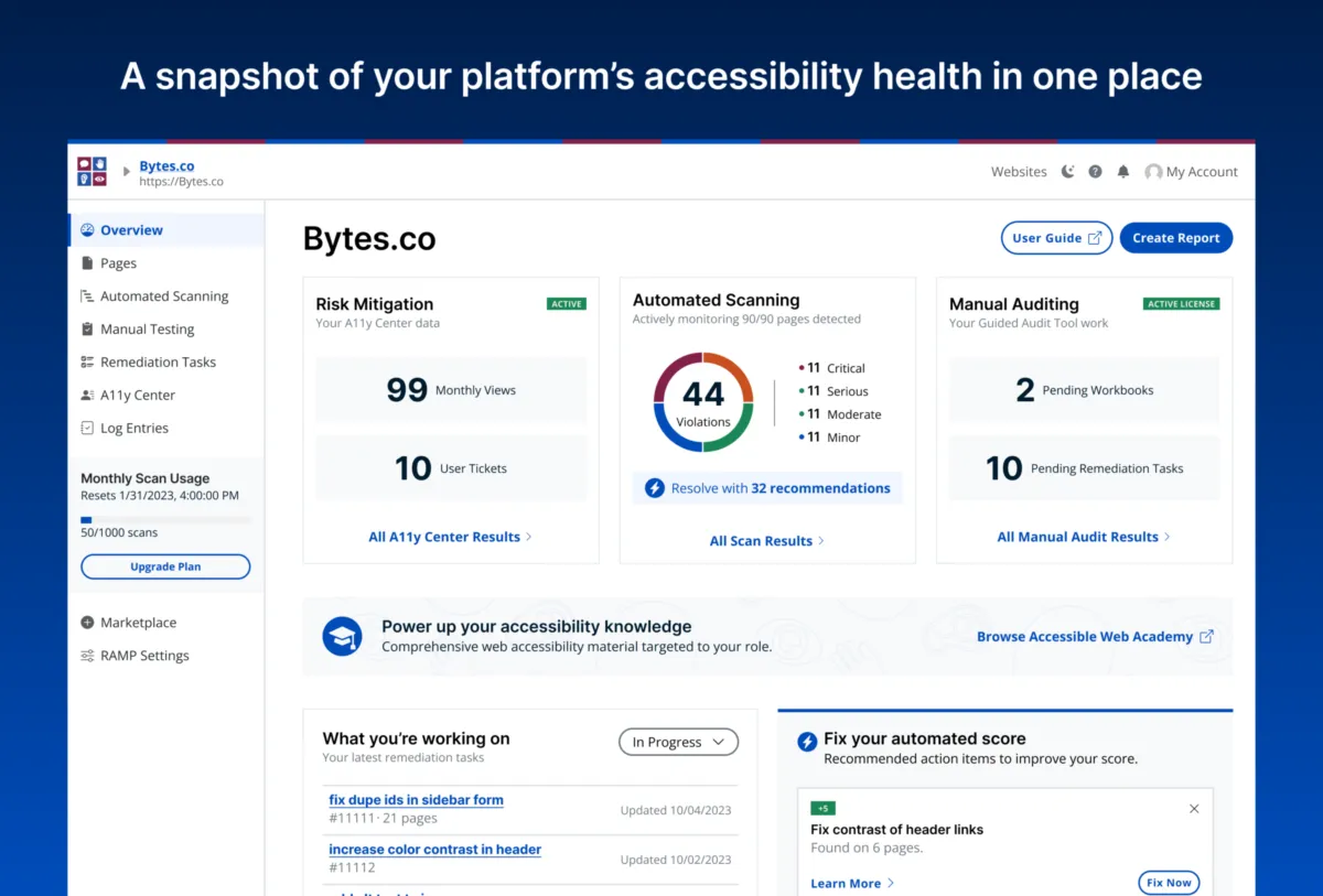 Interface Accessible Web: fonctionnalités, prix, alternatives