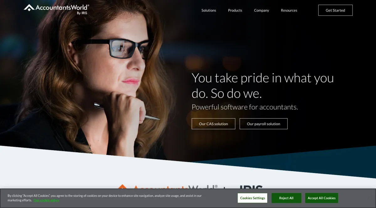Interface AccountantsWorld : fonctionnalités, prix, alternatives