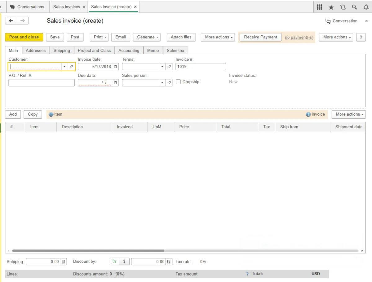 Interface Accounting Suite: image, ergonomie, alternatives