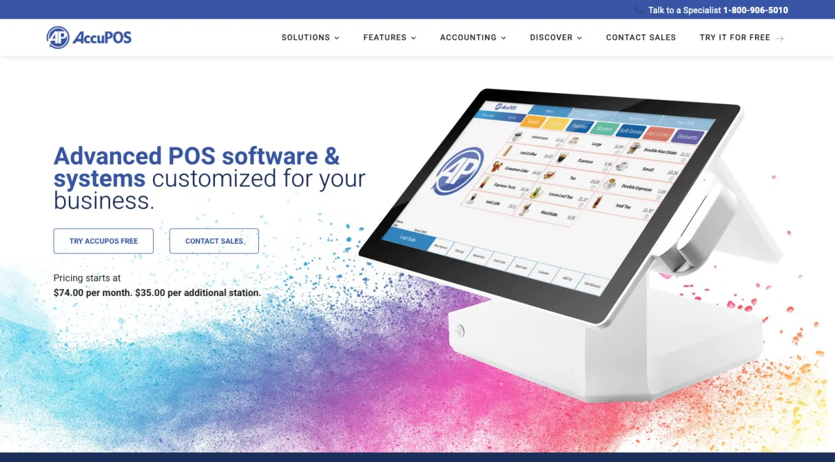 Interface AccuPOS : image, ergonomie, alternatives
