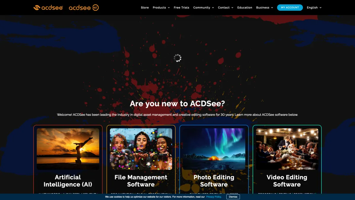 Interface ACDSee Photo Editor : image, ergonomie, alternatives