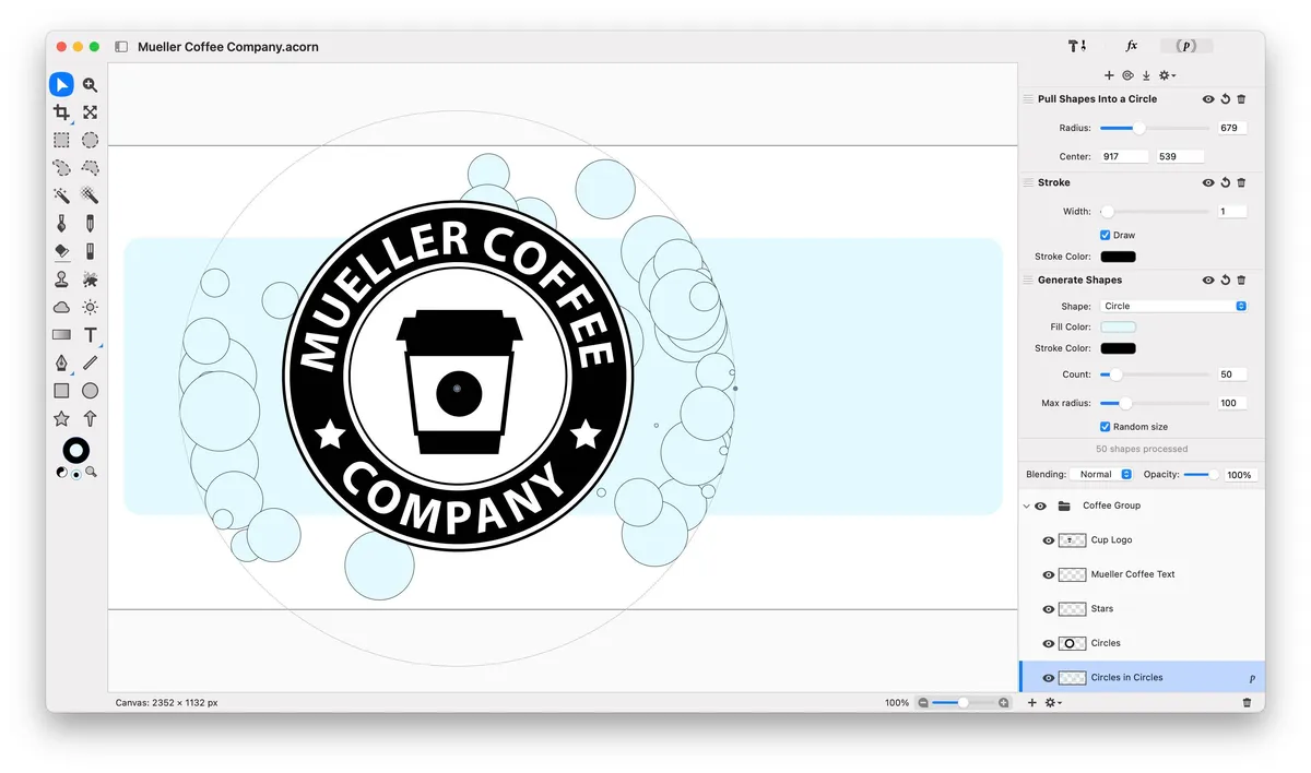 Interface Acorn: image, ergonomie, alternatives