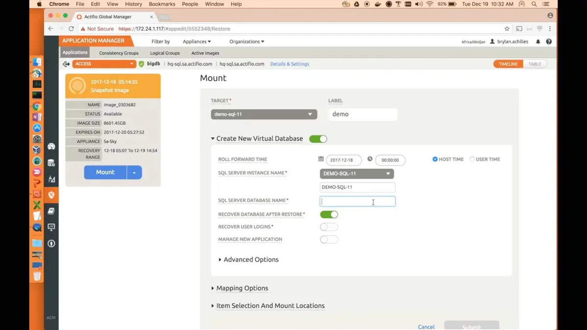 Notre avis sur Actifio : un logiciel de reprise après sinistre (disaster recovery) à découvrir