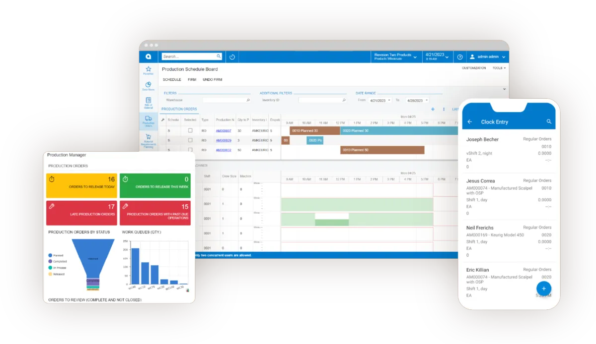 Interface Acumatica Cloud ERP: image, ergonomie, alternatives