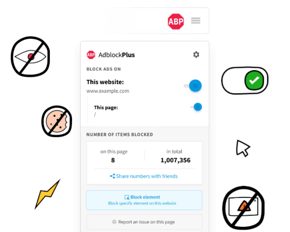 Adblock Plus est un logiciel bloqueurs de publicité très réputé en entreprise car il dispose de nombreuses fonctionnalités et intégrations tierces Adblock Plus est un logiciel bloqueurs de publicité très réputé en entreprise car il dispose de nombreuses fonctionnalités et intégrations tierces