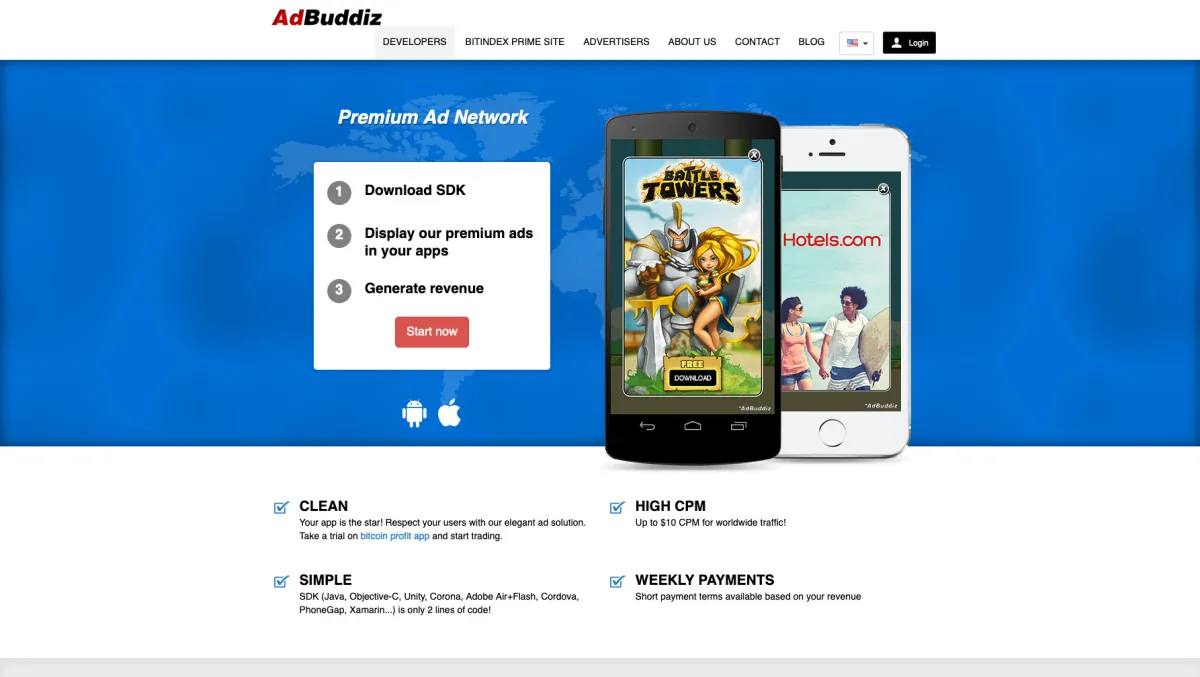 Interface AdBuddiz : fonctionnalités, prix, alternatives
