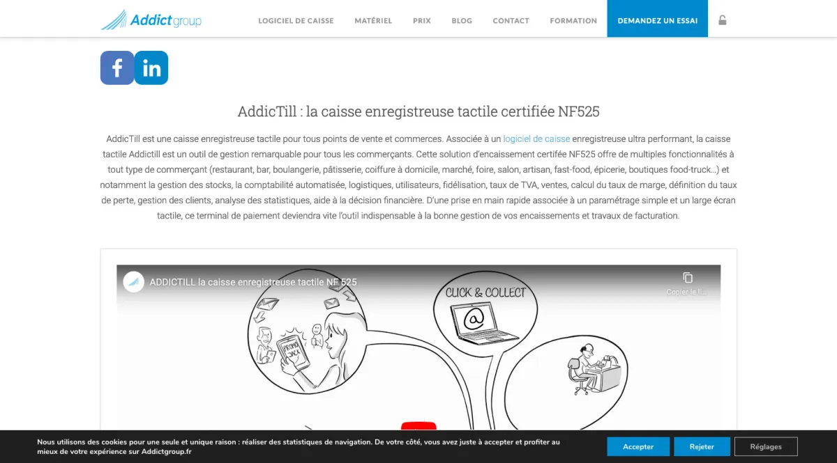 Interface AddicTill : fonctionnalités, prix, alternatives Interface AddicTill : fonctionnalités, prix, alternatives