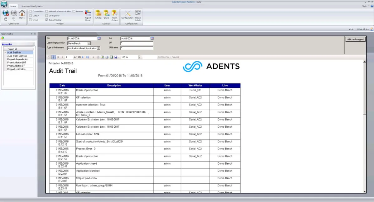 Notre avis sur Adents : un logiciel supply chain (SCM: gestion de la chaine logistique) à découvrir